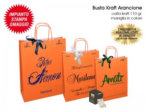 BUSTE IN CARTA KRAFT ARANCIO